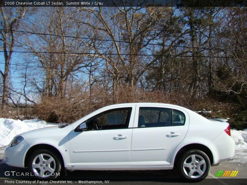 Summit White / Gray 2008 Chevrolet Cobalt LT Sedan