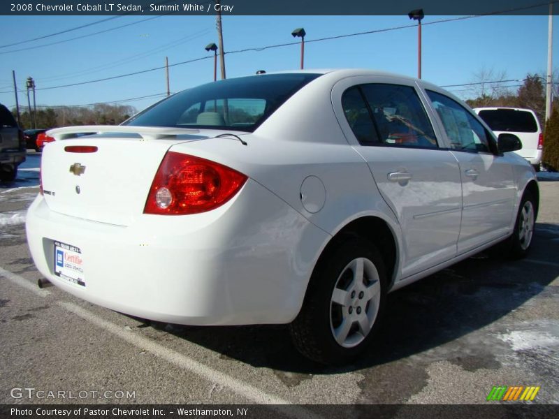 Summit White / Gray 2008 Chevrolet Cobalt LT Sedan