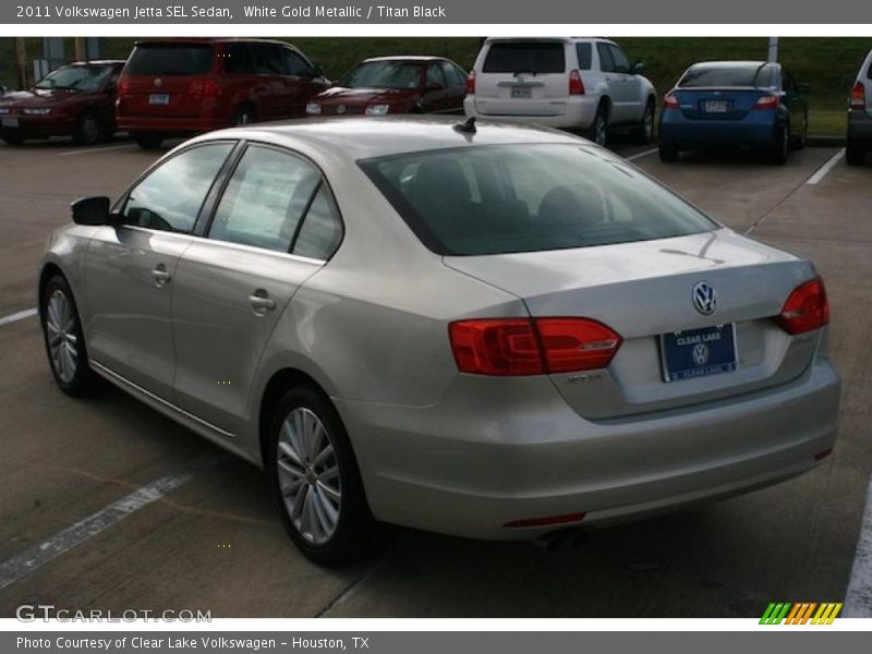 White Gold Metallic / Titan Black 2011 Volkswagen Jetta SEL Sedan