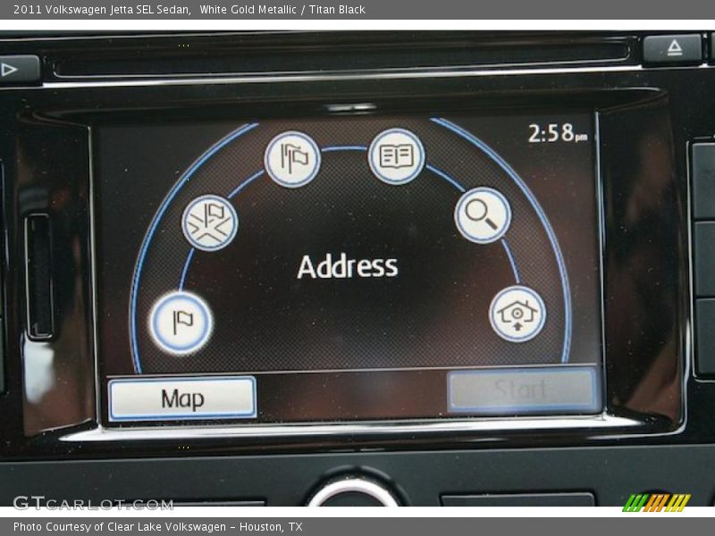 White Gold Metallic / Titan Black 2011 Volkswagen Jetta SEL Sedan