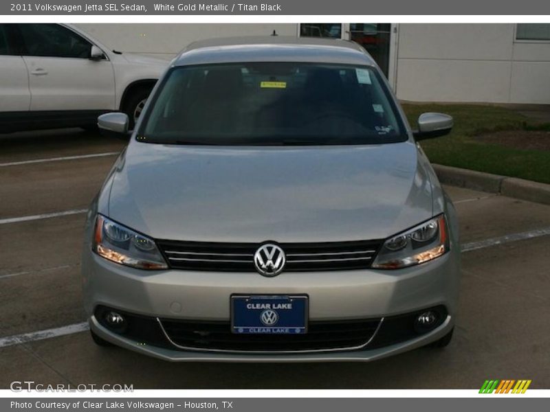 White Gold Metallic / Titan Black 2011 Volkswagen Jetta SEL Sedan