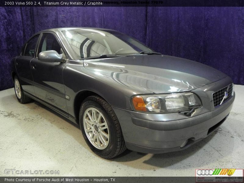 Titanium Grey Metallic / Graphite 2003 Volvo S60 2.4