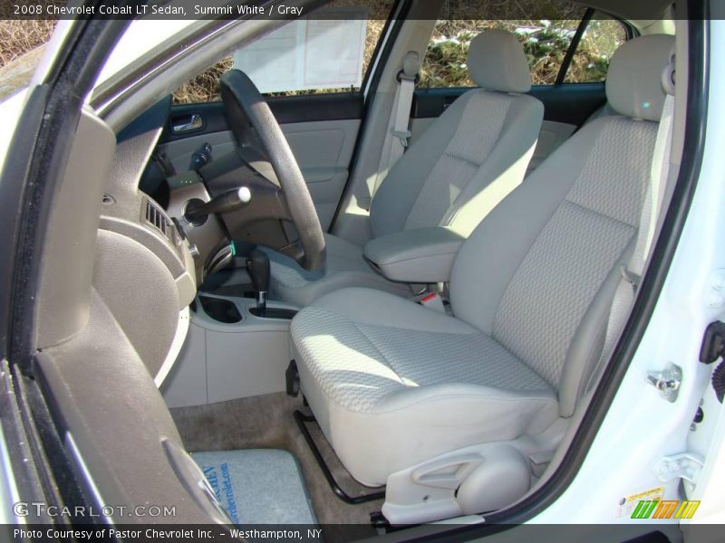 Summit White / Gray 2008 Chevrolet Cobalt LT Sedan