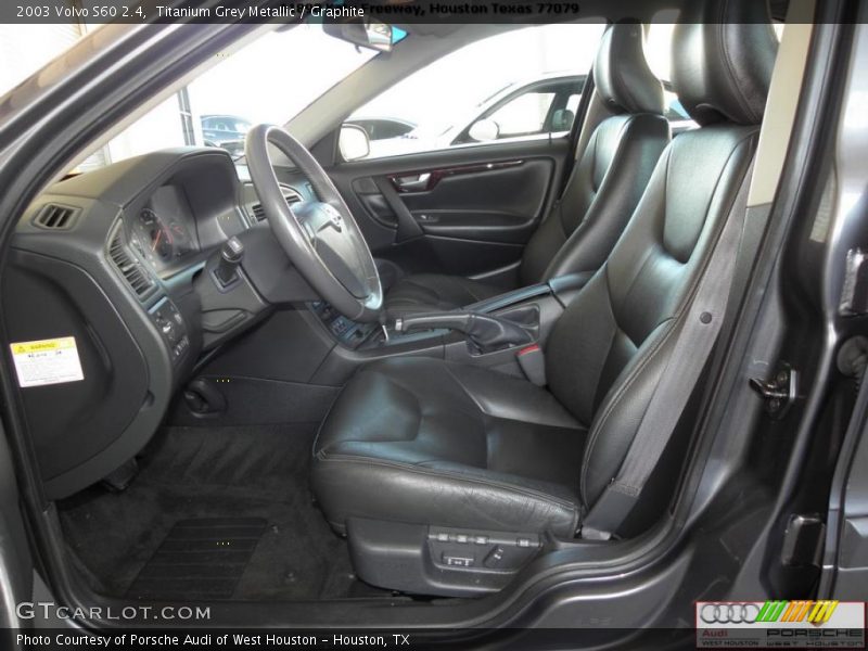 Titanium Grey Metallic / Graphite 2003 Volvo S60 2.4