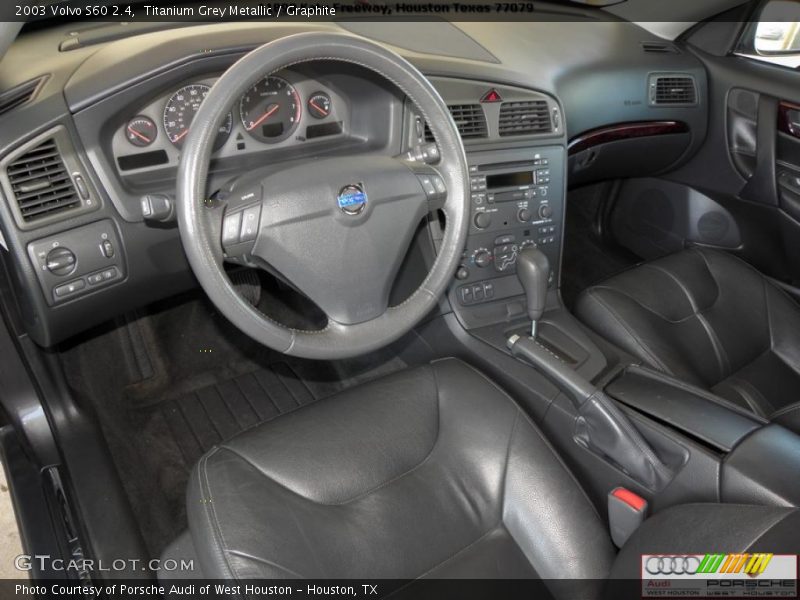 Titanium Grey Metallic / Graphite 2003 Volvo S60 2.4