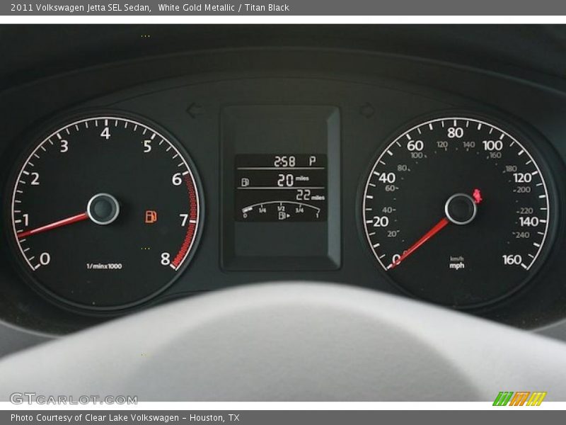  2011 Jetta SEL Sedan SEL Sedan Gauges