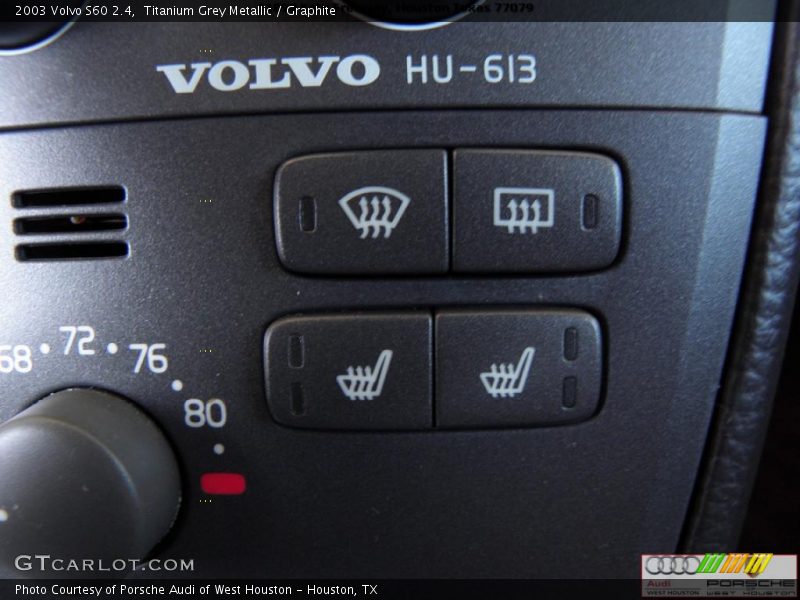 Titanium Grey Metallic / Graphite 2003 Volvo S60 2.4