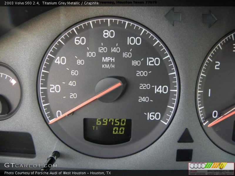 Titanium Grey Metallic / Graphite 2003 Volvo S60 2.4