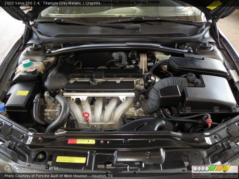 Titanium Grey Metallic / Graphite 2003 Volvo S60 2.4