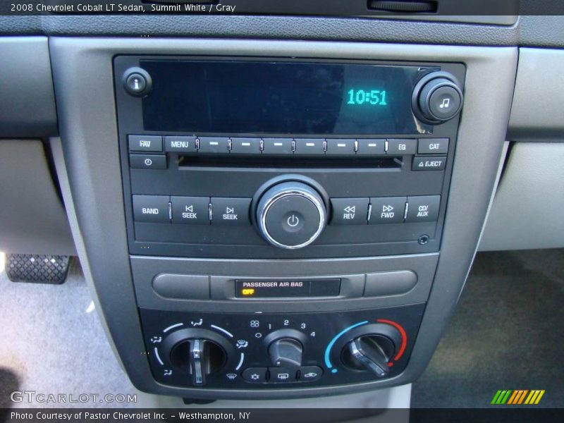 Summit White / Gray 2008 Chevrolet Cobalt LT Sedan