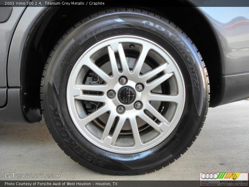 Titanium Grey Metallic / Graphite 2003 Volvo S60 2.4
