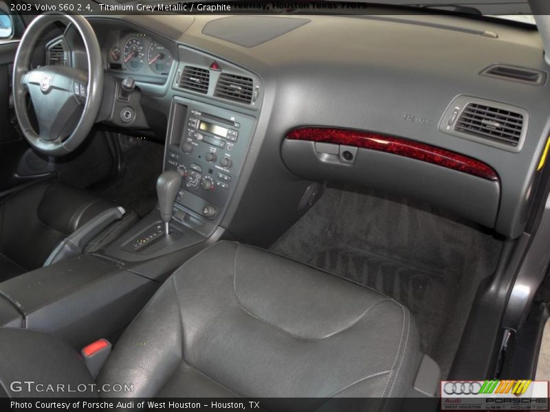 Titanium Grey Metallic / Graphite 2003 Volvo S60 2.4