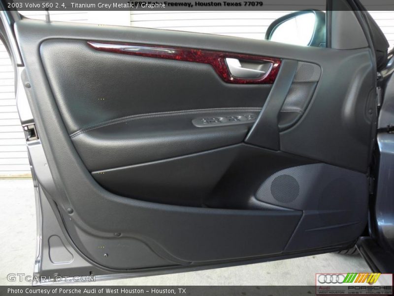 Titanium Grey Metallic / Graphite 2003 Volvo S60 2.4