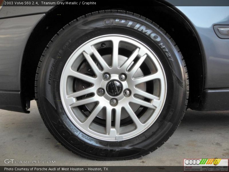 Titanium Grey Metallic / Graphite 2003 Volvo S60 2.4