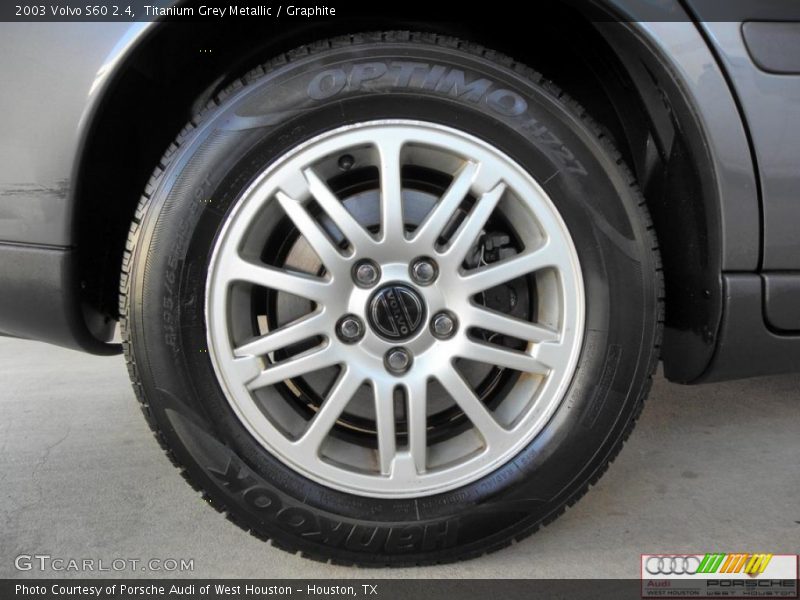 Titanium Grey Metallic / Graphite 2003 Volvo S60 2.4