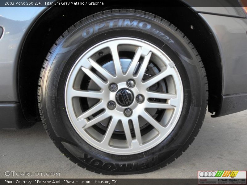 Titanium Grey Metallic / Graphite 2003 Volvo S60 2.4