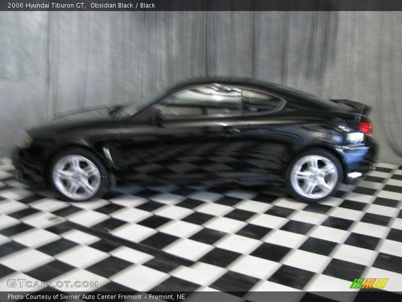 Obsidian Black / Black 2006 Hyundai Tiburon GT