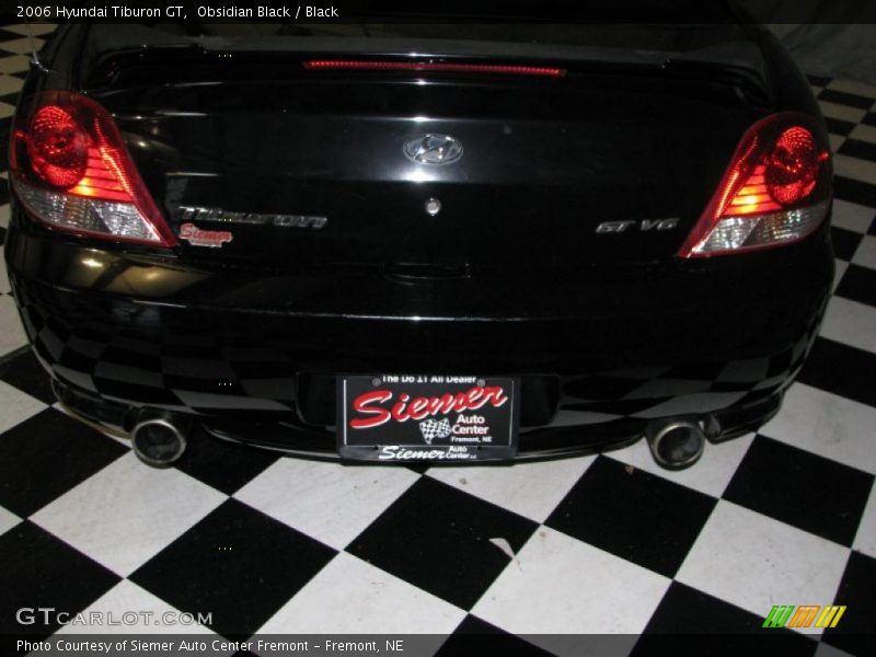 Obsidian Black / Black 2006 Hyundai Tiburon GT