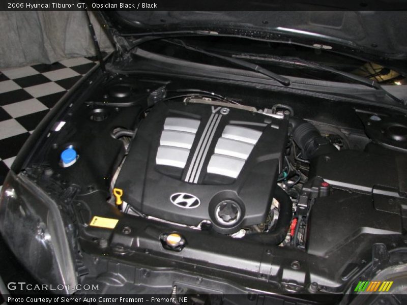 Obsidian Black / Black 2006 Hyundai Tiburon GT