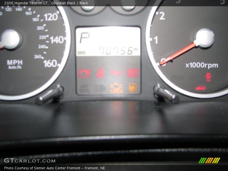 Obsidian Black / Black 2006 Hyundai Tiburon GT