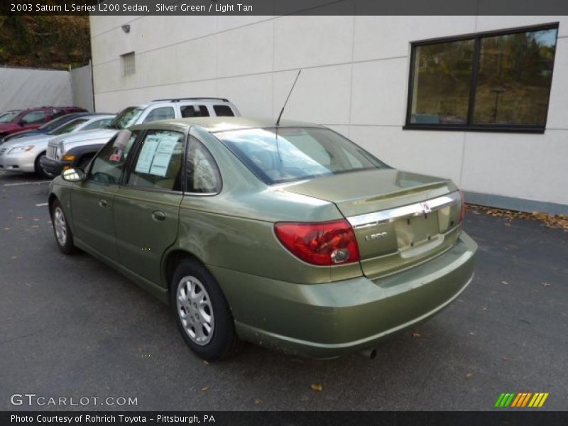 Silver Green / Light Tan 2003 Saturn L Series L200 Sedan