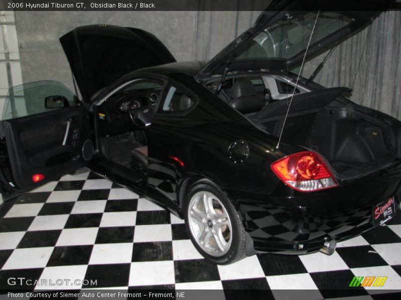 Obsidian Black / Black 2006 Hyundai Tiburon GT