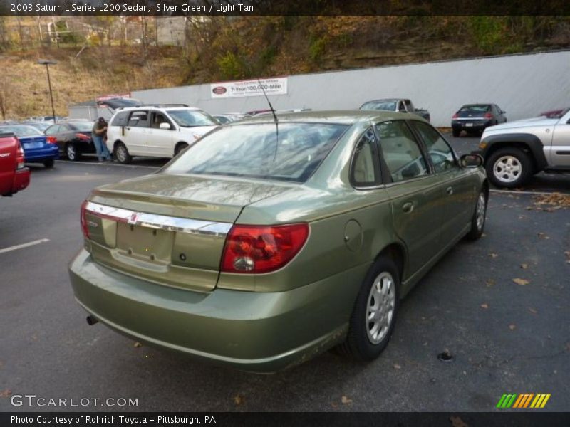 Silver Green / Light Tan 2003 Saturn L Series L200 Sedan