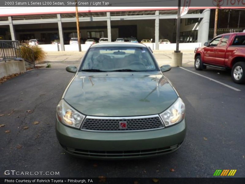 Silver Green / Light Tan 2003 Saturn L Series L200 Sedan
