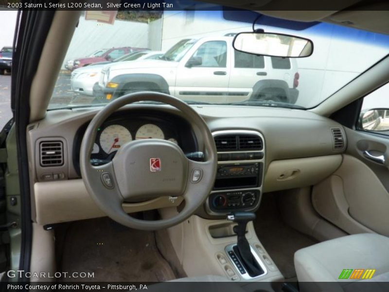 Silver Green / Light Tan 2003 Saturn L Series L200 Sedan