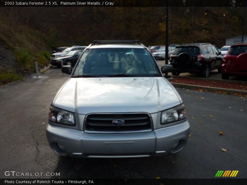 Platinum Silver Metallic / Gray 2003 Subaru Forester 2.5 XS