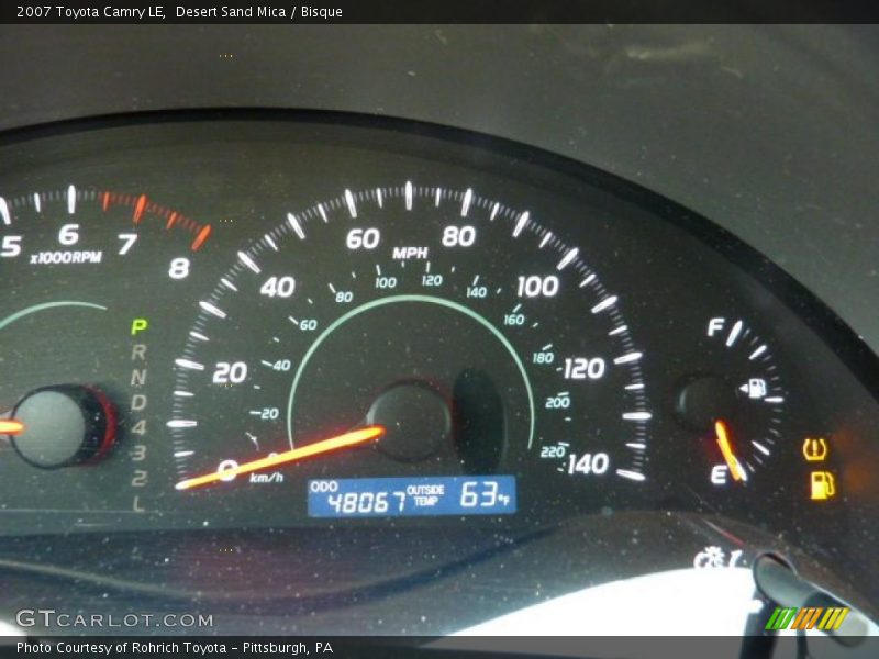 Desert Sand Mica / Bisque 2007 Toyota Camry LE