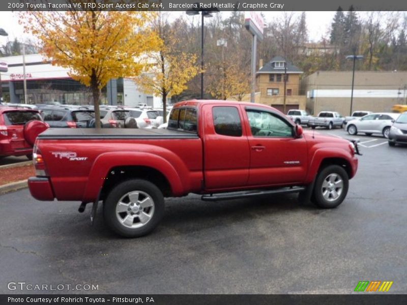  2009 Tacoma V6 TRD Sport Access Cab 4x4 Barcelona Red Metallic