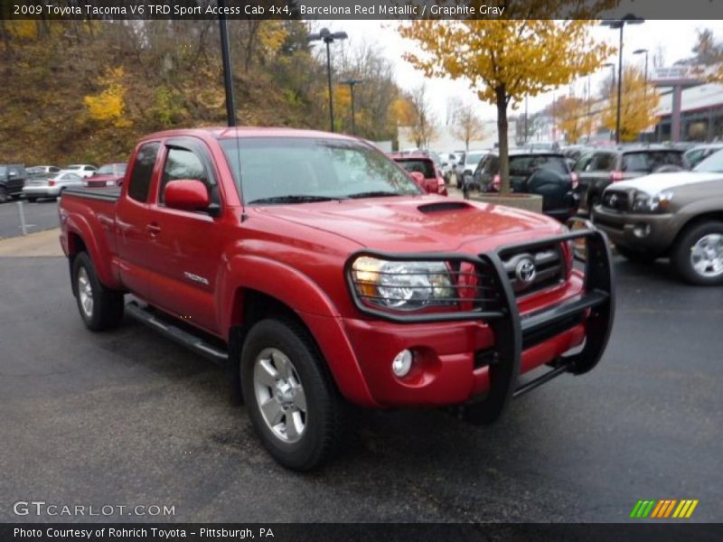  2009 Tacoma V6 TRD Sport Access Cab 4x4 Barcelona Red Metallic