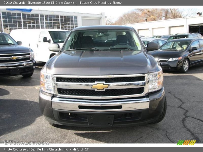 Taupe Gray Metallic / Ebony 2010 Chevrolet Silverado 1500 LT Crew Cab 4x4