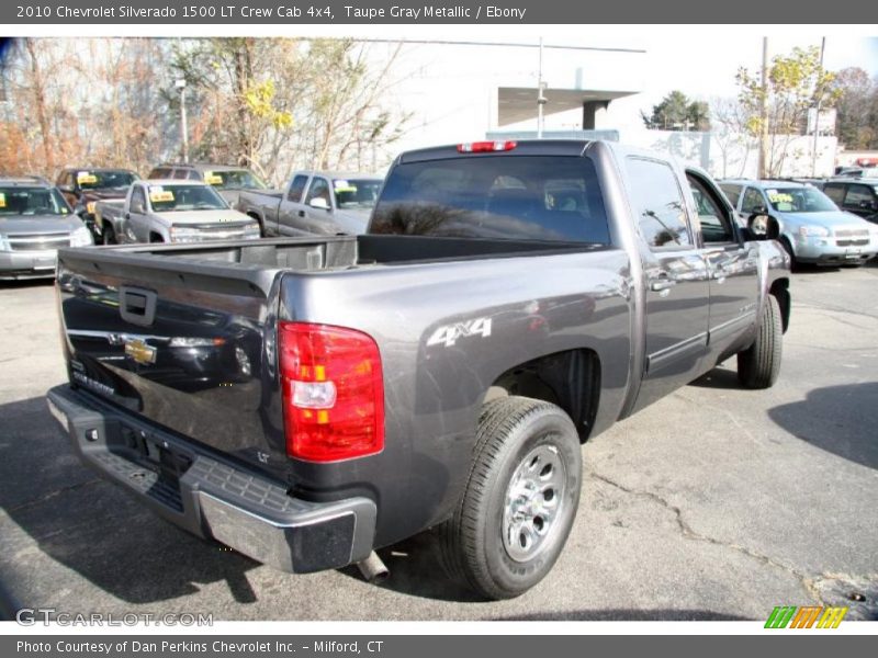 Taupe Gray Metallic / Ebony 2010 Chevrolet Silverado 1500 LT Crew Cab 4x4