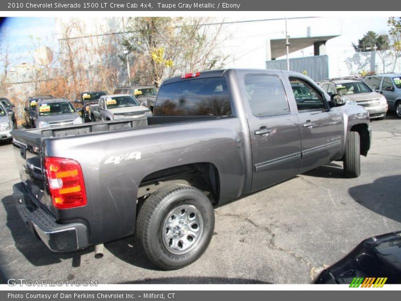 Taupe Gray Metallic / Ebony 2010 Chevrolet Silverado 1500 LT Crew Cab 4x4