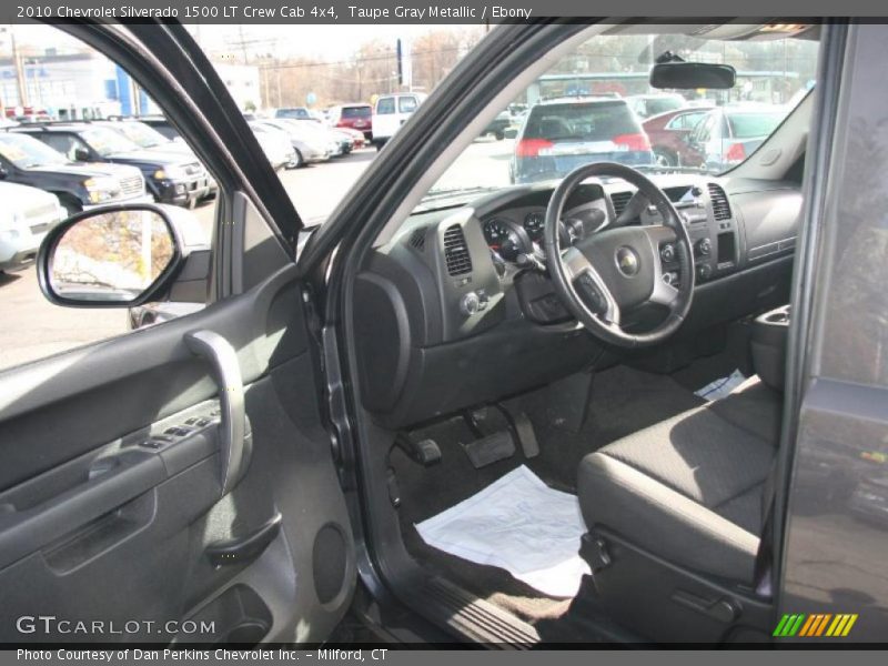 Taupe Gray Metallic / Ebony 2010 Chevrolet Silverado 1500 LT Crew Cab 4x4
