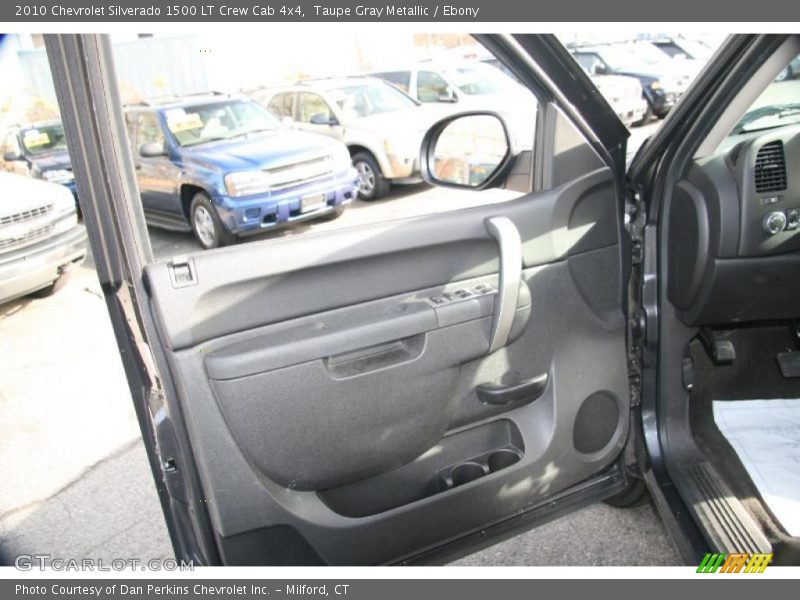 Taupe Gray Metallic / Ebony 2010 Chevrolet Silverado 1500 LT Crew Cab 4x4