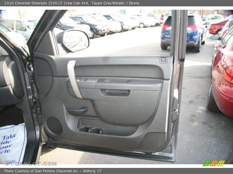 Taupe Gray Metallic / Ebony 2010 Chevrolet Silverado 1500 LT Crew Cab 4x4