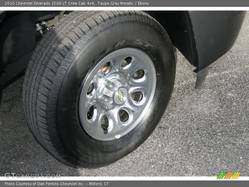Taupe Gray Metallic / Ebony 2010 Chevrolet Silverado 1500 LT Crew Cab 4x4