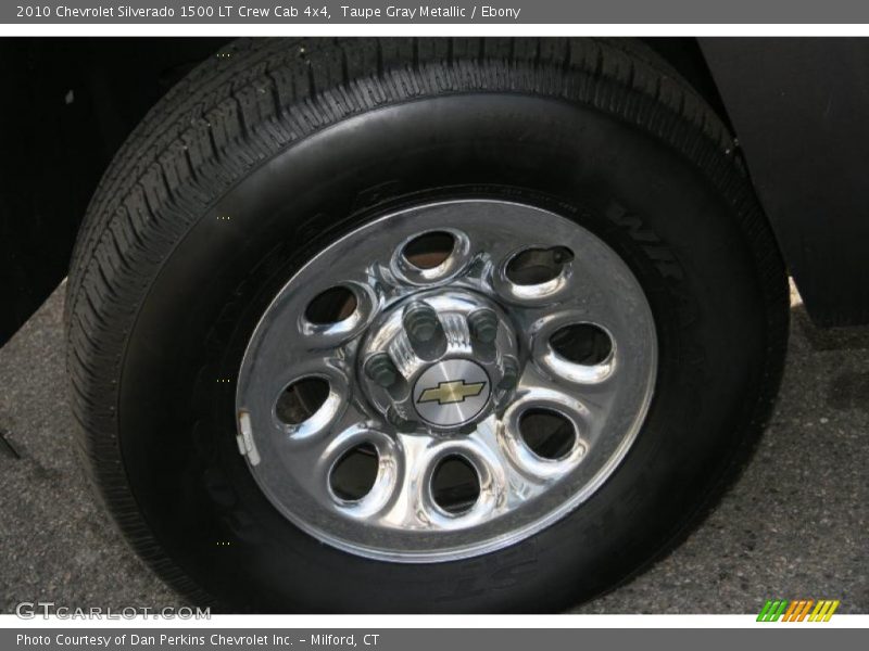 Taupe Gray Metallic / Ebony 2010 Chevrolet Silverado 1500 LT Crew Cab 4x4