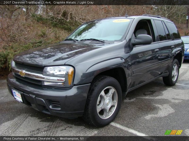 Graphite Metallic / Light Gray 2007 Chevrolet TrailBlazer LS 4x4