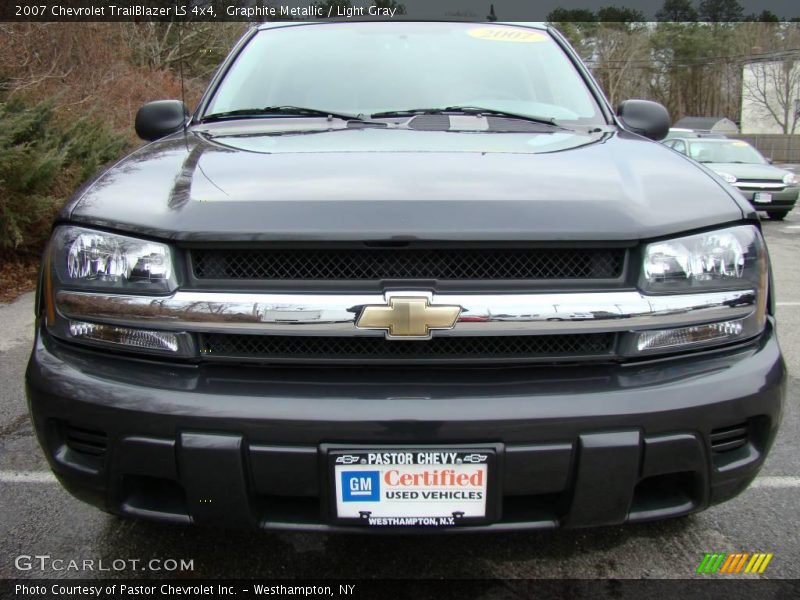 Graphite Metallic / Light Gray 2007 Chevrolet TrailBlazer LS 4x4
