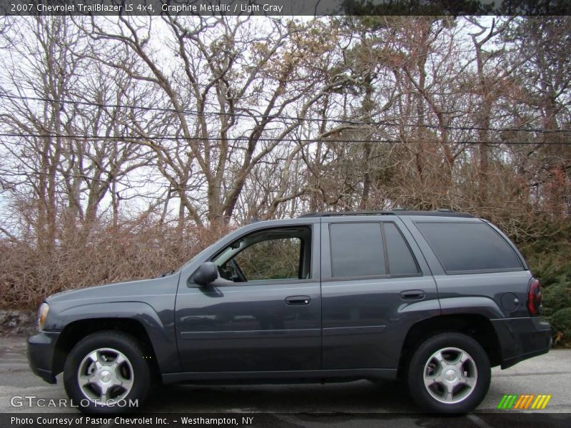 Graphite Metallic / Light Gray 2007 Chevrolet TrailBlazer LS 4x4