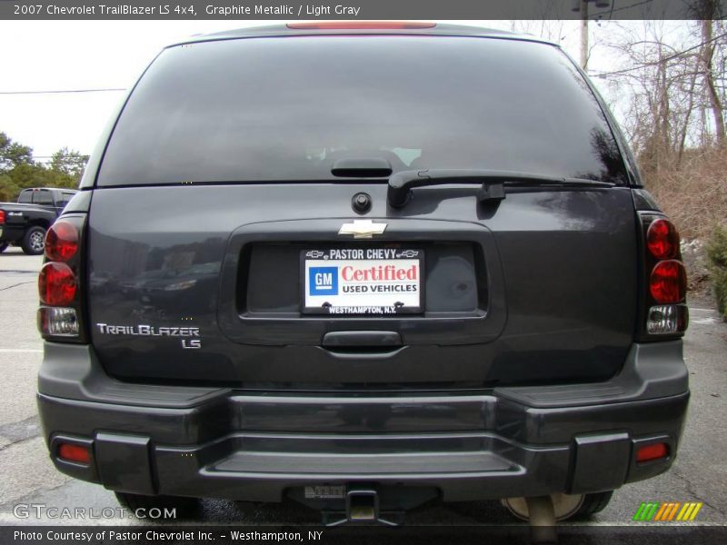Graphite Metallic / Light Gray 2007 Chevrolet TrailBlazer LS 4x4