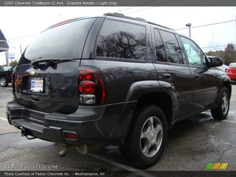 Graphite Metallic / Light Gray 2007 Chevrolet TrailBlazer LS 4x4