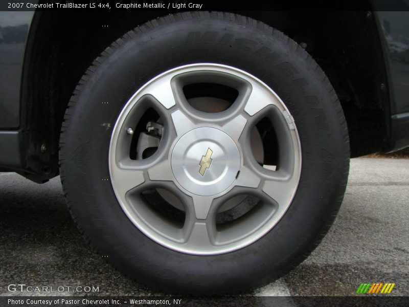 Graphite Metallic / Light Gray 2007 Chevrolet TrailBlazer LS 4x4
