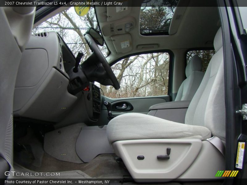 Graphite Metallic / Light Gray 2007 Chevrolet TrailBlazer LS 4x4