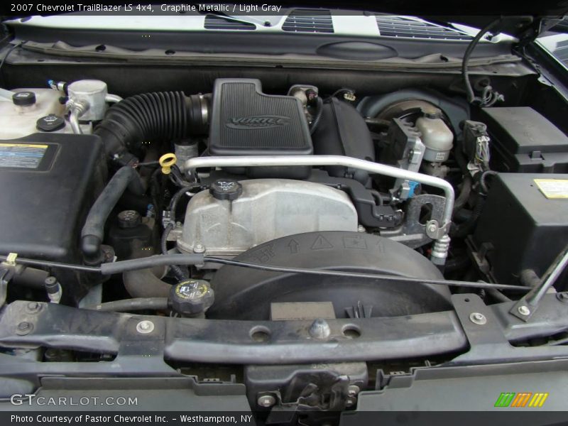 Graphite Metallic / Light Gray 2007 Chevrolet TrailBlazer LS 4x4