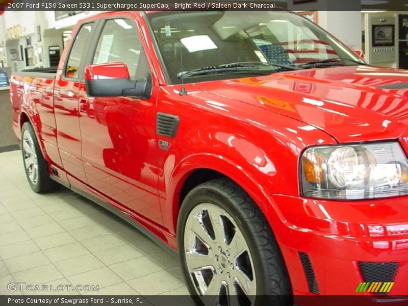 Bright Red / Saleen Dark Charcoal 2007 Ford F150 Saleen S331 Supercharged SuperCab